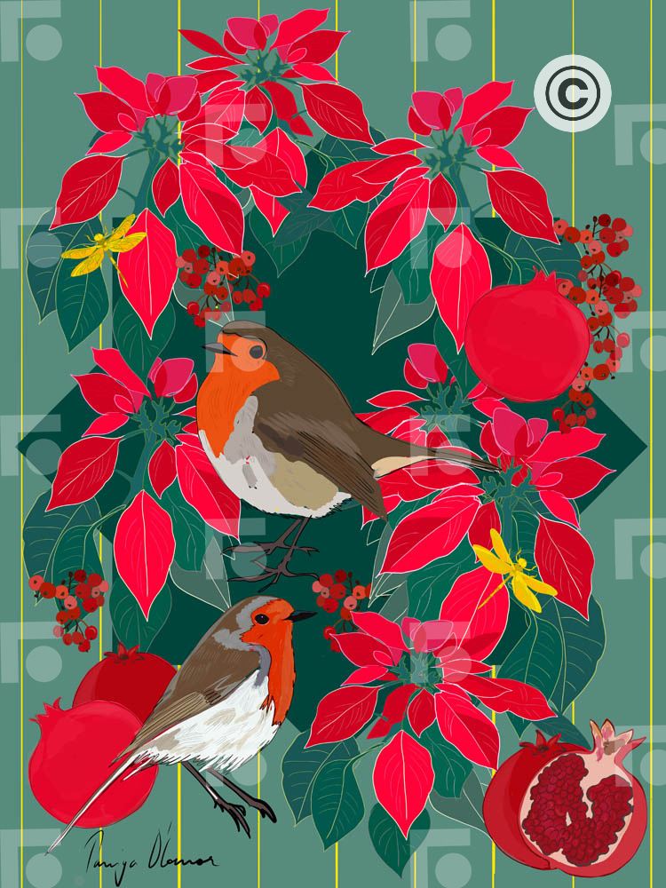 Christmas Robins